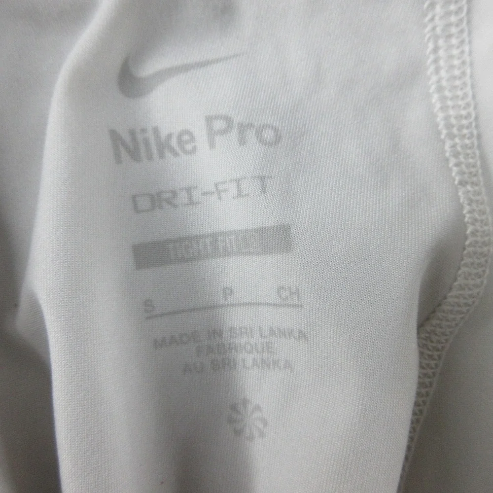 Nike Pro Compression Leggings Mens S White Dri-FIT Running Leggings Base Layer